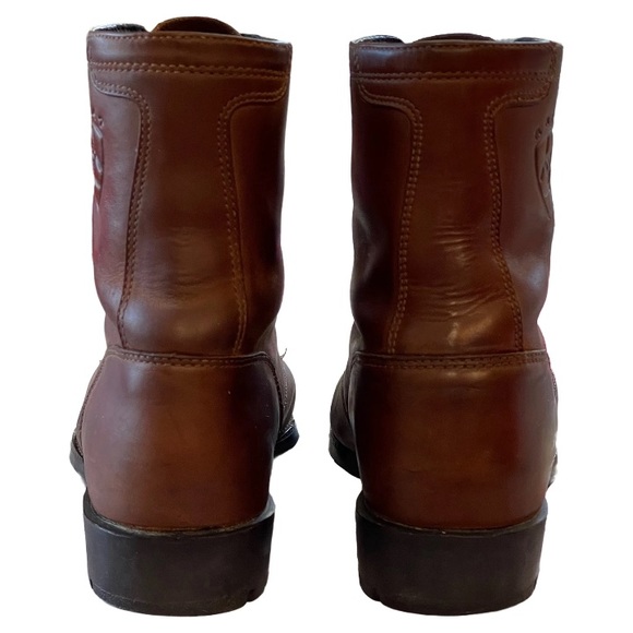 Ariat Heritage Lacer II Leather Western
Roper Brown Lace Up Kiltie Boots 7.5 B - Picture 2 of 15